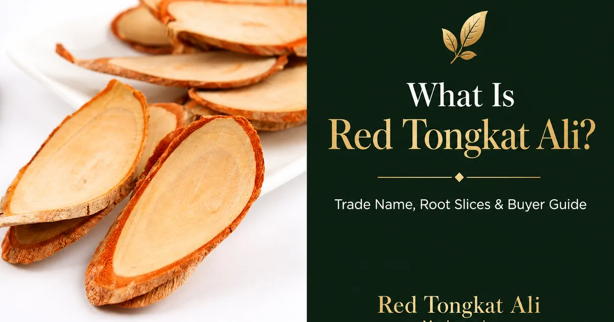 What Is Red Tongkat Ali? — Malaysian Red Tongkat Ali root slices for tea